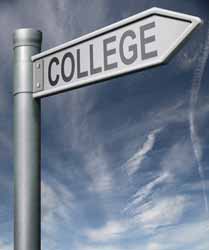 College Street Sign Image